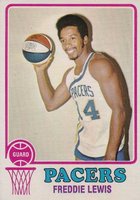 1973 Topps #212 Freddie Lewis Basketball Card