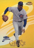1999 Fleer Brilliants #41TG Mark Grace 24KT Gold Baseball Card
