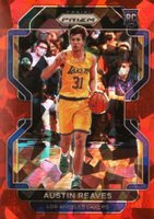 2021 Panini Prizm #165 Austin Reaves Red Ice Basketball Card