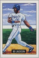 1987 Baseball Cards Magazine Repli-Cards #2 Bo Jackson Baseball Card