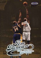1998 Ultra #55G Tim Duncan Gold Medallion Basketball Card