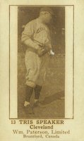 1923 William Paterson #13 Tris Speaker Baseball Card