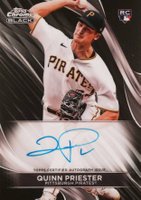 2024 Topps Chrome Black Autographs #QP Quinn Priester Baseball Card