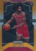 2019 Panini Prizm #253 Coby White Orange Prizm Basketball Card