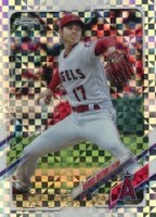 2021 Topps Chrome #159 Shohei Ohtani Xfractor Baseball Card