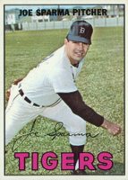 1967 Topps #13 Joe Sparma Baseball Card