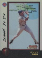 1998 Bowman Chrome International #50 Sammy Sosa Refractor Baseball Card