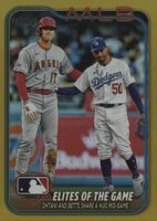 2024 Topps #138 Mookie Betts/Shohei Ohtani Gold Foil Baseball Card