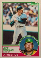 1983 Topps #784 Jeff Newman Baseball Card