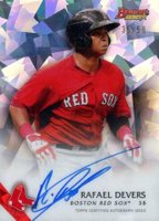 2015 Bowman's Best Best of 2015 Autographs #RD Rafael Devers Atomic Refractor Baseball Card
