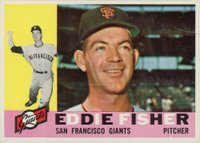 1960 Topps #23 Eddie Fisher Baseball Card