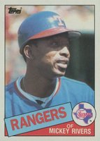 1985 Topps #371 Mickey Rivers Baseball Card