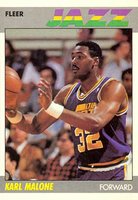 1987 Fleer #68 Karl Malone Basketball Card