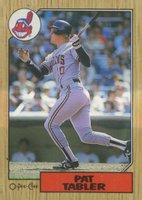 1987 O-Pee-Chee #77 Pat Tabler Baseball Card