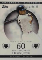 2007 Topps Moments & Milestones  #82 Derek Jeter 60 RBI Baseball Card