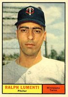 1961 Topps #469 Ralph Lumenti Baseball Card