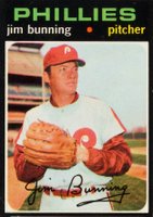1971 Topps #574 Jim Bunning Baseball Card