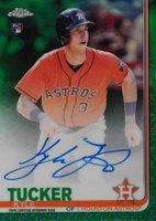 2019 Topps Chrome Rookie Autographs #RA-KT Kyle Tucker Green Refractor Baseball Card