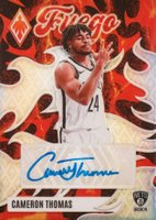 2023 Panini Phoenix Fuego Autographs #FACAM Cameron Thomas Basketball Card