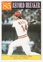 1986 Topps #206 Pete Rose Record Breaker Baseball Card