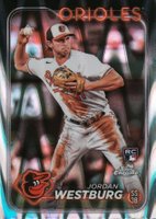 2024 Topps Chrome #277 Jordan Westburg Raywave Baseball Card