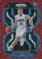 2021 Panini Prizm #310 Franz Wagner Red Choice Basketball Card