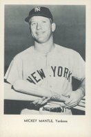 1966 Yankees Team Issue # Mickey Mantle Baseball Card