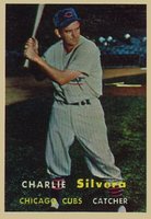 1957 Topps #255 Charlie Silvera Baseball Card