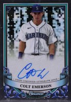 2024 Bowman Sterling Prospect Autographs #PACE Colt Emerson Baseball Card