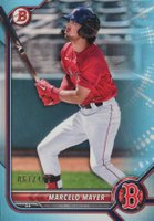 2022 Bowman Paper Prospects #BP126 Marcelo Mayer Sky Blue Baseball Card