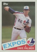 1985 Topps #526 Dave Palmer Baseball Card