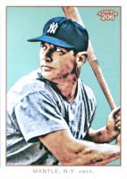 2009 Topps 206 Mantle Checklists #1 Mickey Mantle Baseball Card
