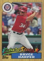 2012 Topps 1987 Topps Minis #TM-150 Bryce Harper Baseball Card