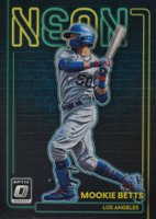 2022 Panini Donruss Optic Neon #NEON4 Mookie Betts Baseball Card