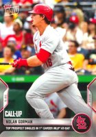 2022 Topps Now #206 Nolan Gorman Baseball Card