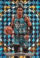 2022 Panini Mosaic Stained Glass #7 Jaden Ivey Basketball Card