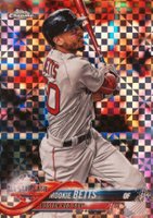 2018 Topps Chrome Update #HMT68 Mookie Betts X-Fractor Baseball Card