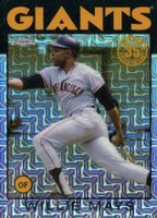 2021 Topps Silver Pack 1986 Chrome Promo #90 Willie Mays Series 2 Baseball Card