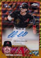 2023 Topps Chrome Update Autograph #ACCCA Corbin Carroll Gold Wave Baseball Card