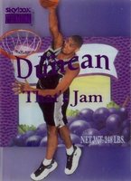 1998 Skybox Premium That's Jam #1 Tim Duncan Basketball Card