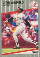 1989 Fleer #274 Dave Winfield Baseball Card