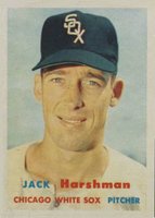 1957 Topps #152 Jack Harshman Baseball Card