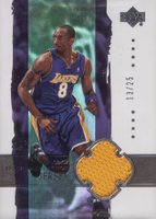 2003 Upper Deck Exquisite Collection #15-J Kobe Bryant Jersey Basketball Card
