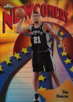 1998 Topps Chrome Season's Best #SB26 Tim Duncan Refractor Basketball Card