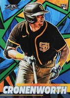 2021 Topps Fire #70 Jake Cronenworth Green Baseball Card