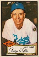 1952 Topps #1 Andy Pafko Red Back Baseball Card