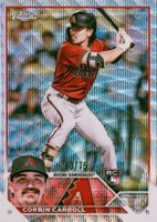 2023 Topps Chrome #95 Corbin Carroll Blue Wave Refractor Baseball Card