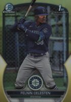 2023 Bowman Chrome Prospects #BCP156 Felnin Celesten Yellow Baseball Card