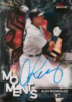 2024 Topps Finest Finest Moments Autographs #FMAAR Alex Rodriguez Black Refractor Baseball Card