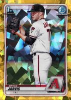 2020 Bowman Draft Chrome Sapphire Edition #BD127 Bryce Jarvis Gold Baseball Card